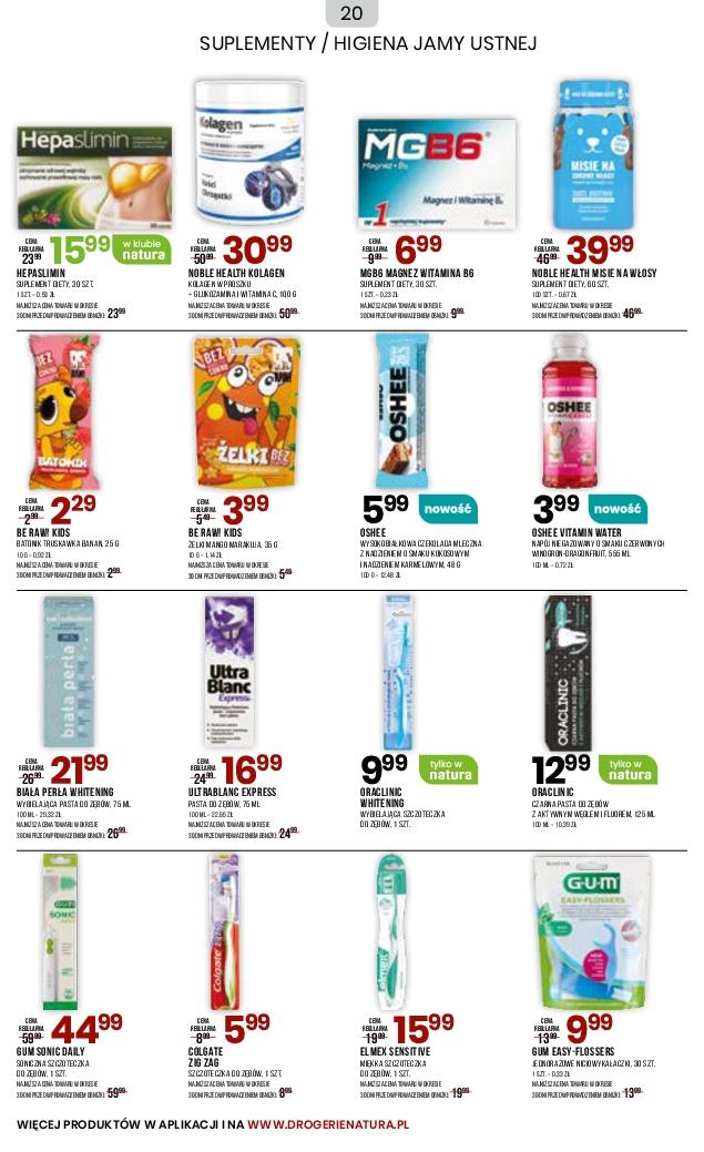 Gazetka promocyjna Drogerie Natura str. 20