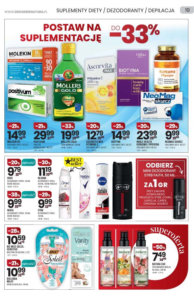 Gazetka promocyjna Drogerie Natura str. 19