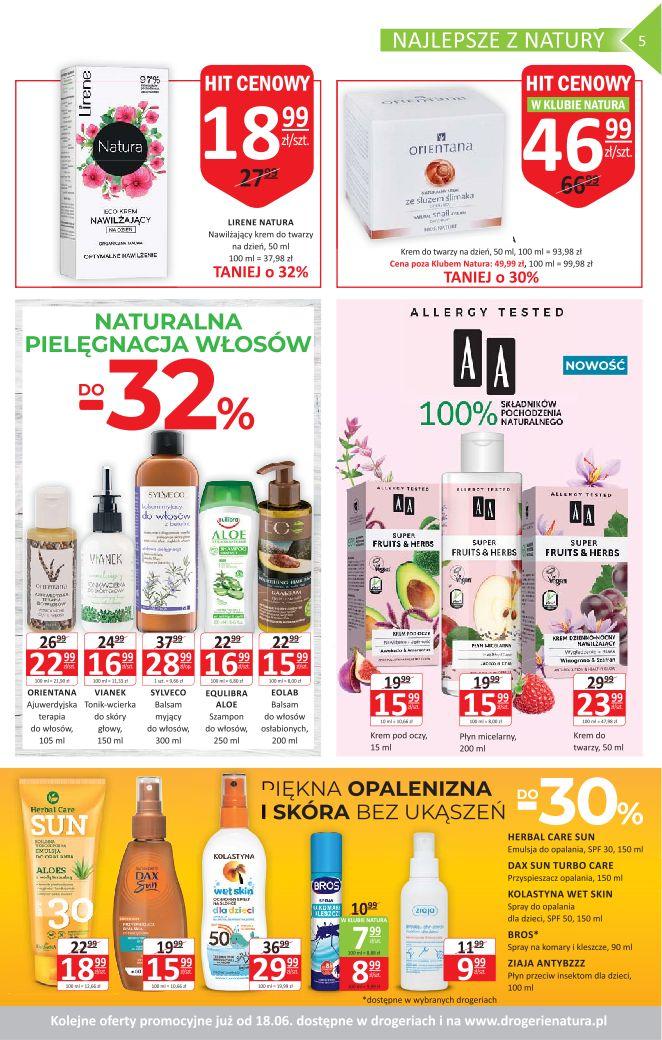 Gazetka promocyjna Drogerie Natura str. 5