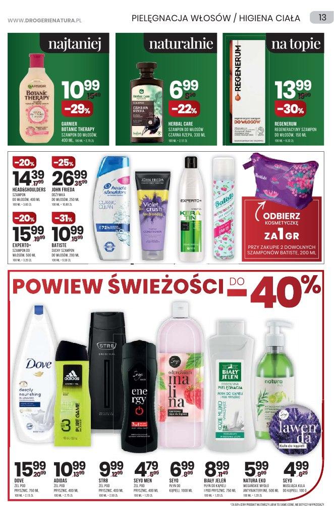 Gazetka promocyjna Drogerie Natura str. 13