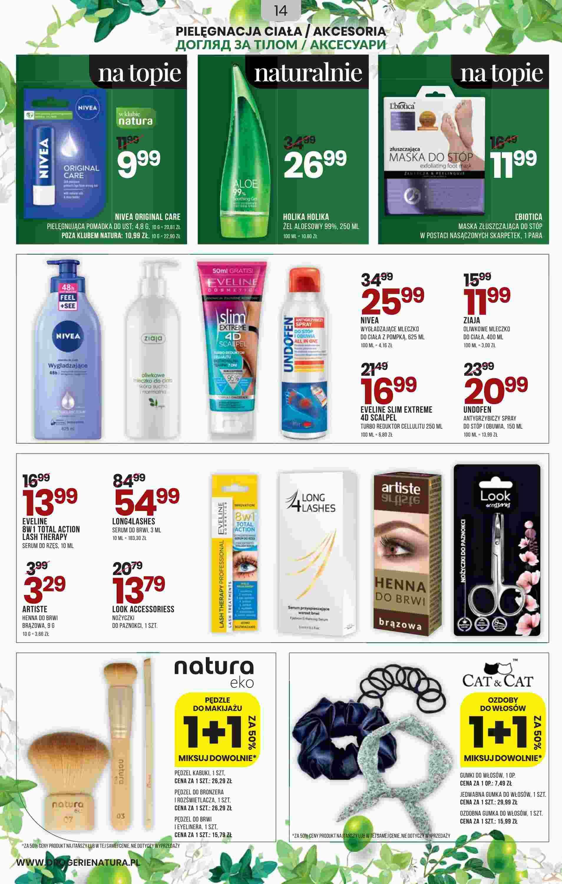 Gazetka promocyjna Drogerie Natura str. 14