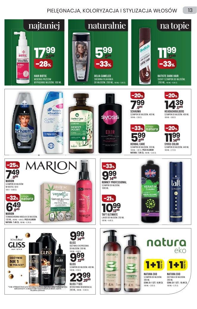 Gazetka promocyjna Drogerie Natura str. 13