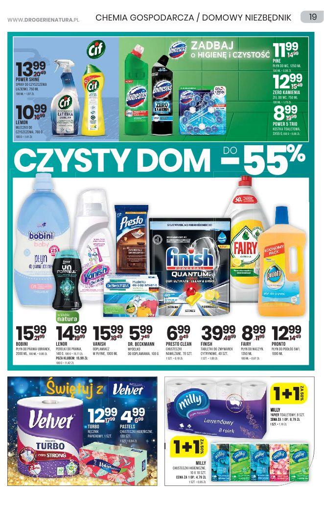 Gazetka promocyjna Drogerie Natura str. 19