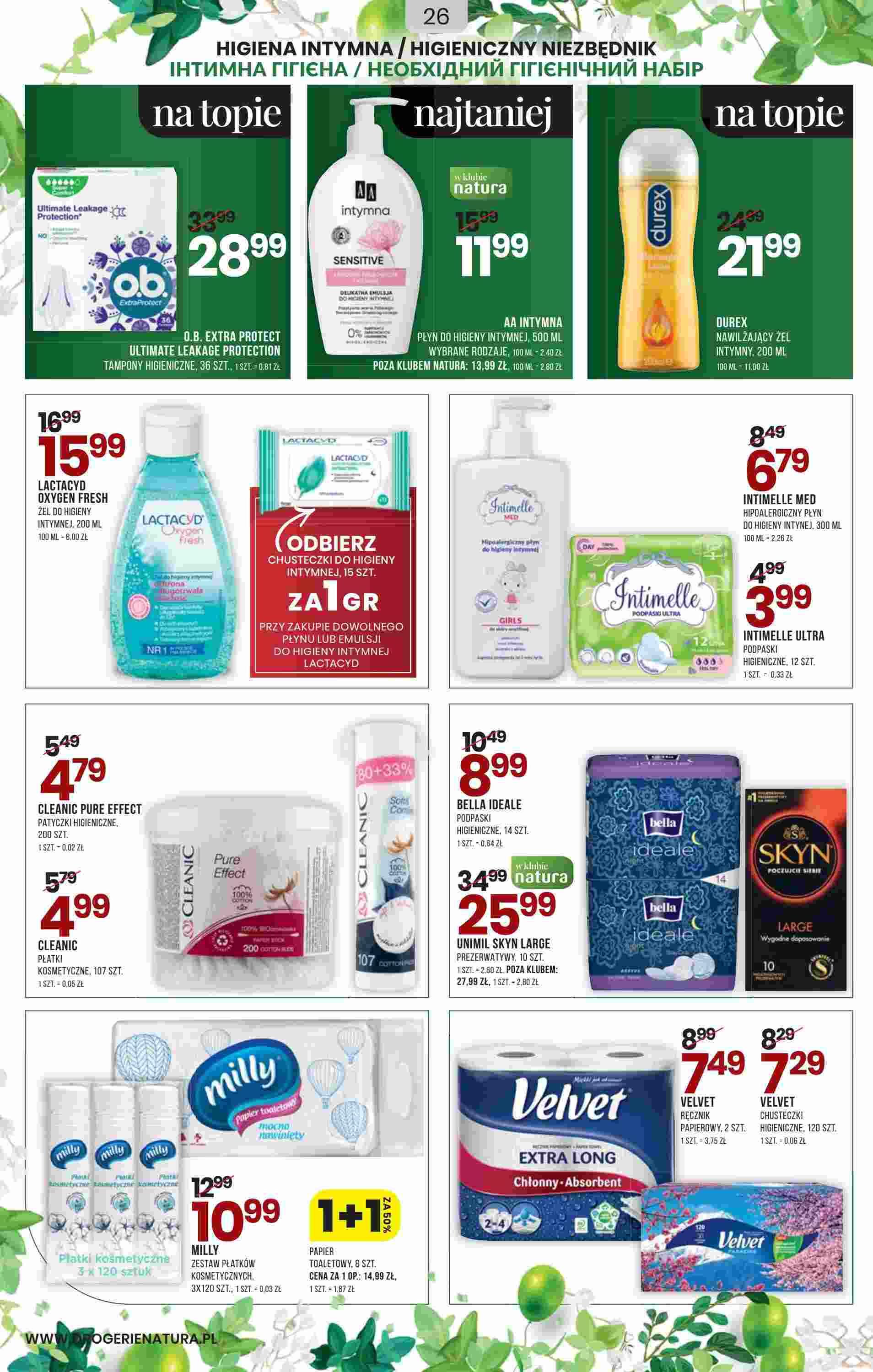 Gazetka promocyjna Drogerie Natura str. 26