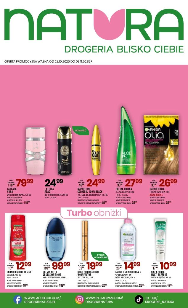 Gazetka promocyjna Drogerie Natura str. 1