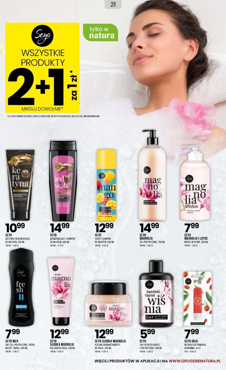 Gazetka promocyjna Drogerie Natura str. 21