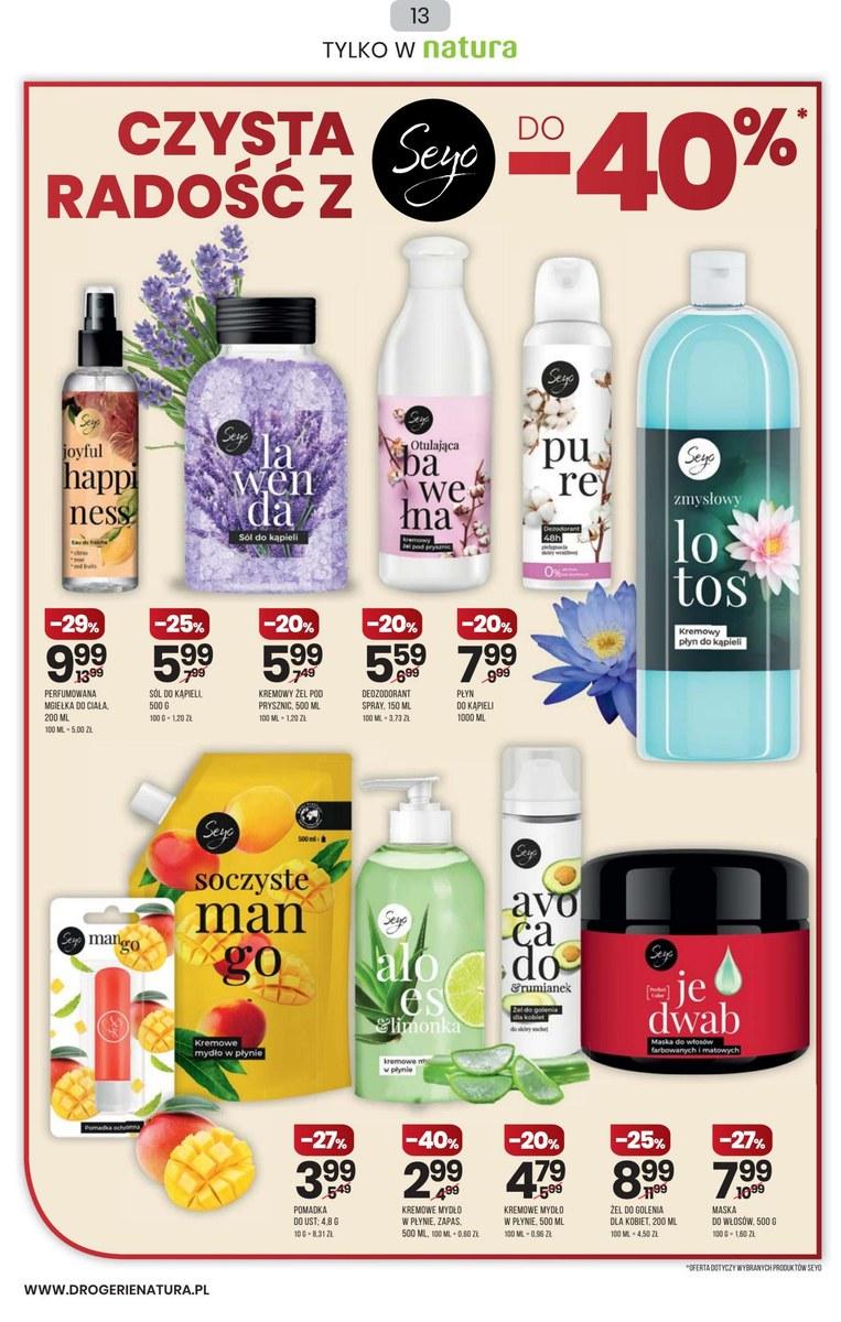 Gazetka promocyjna Drogerie Natura str. 13