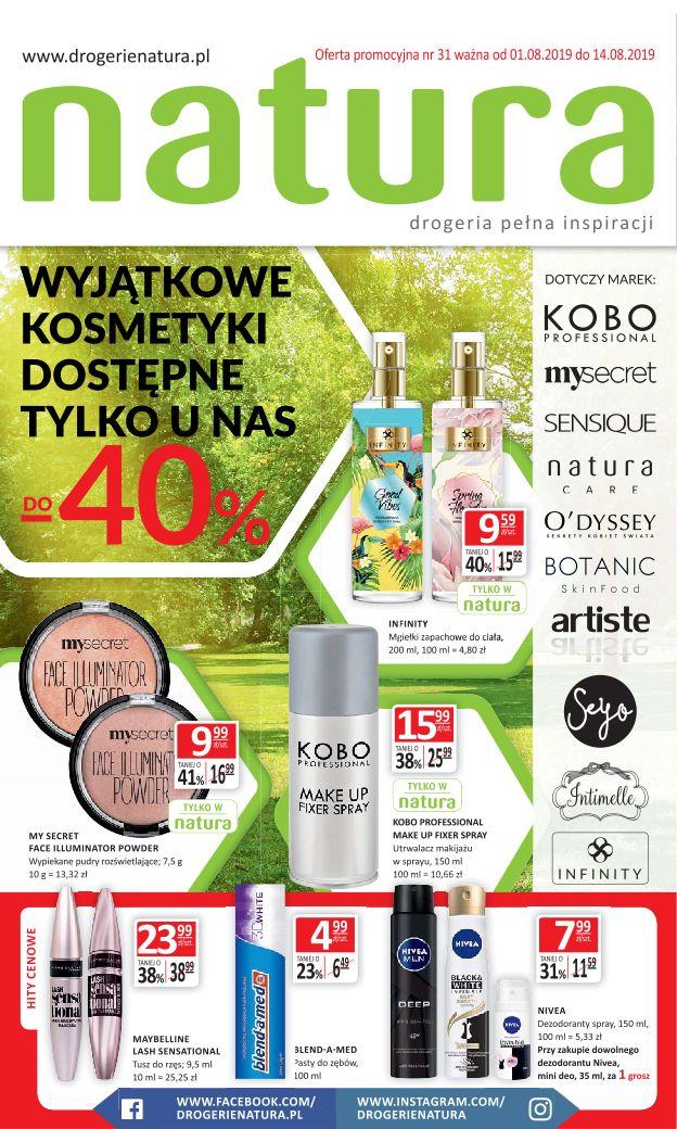 Gazetka promocyjna Drogerie Natura str. 1