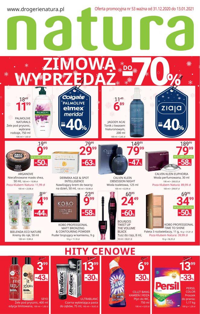 Gazetka promocyjna Drogerie Natura str. 1