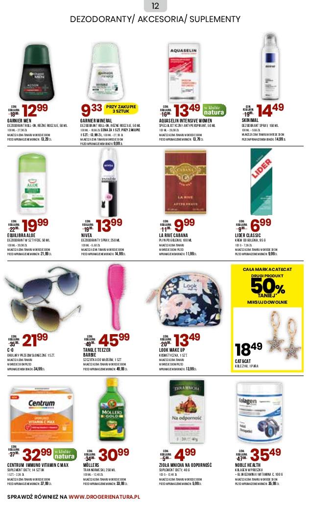 Gazetka promocyjna Drogerie Natura str. 12