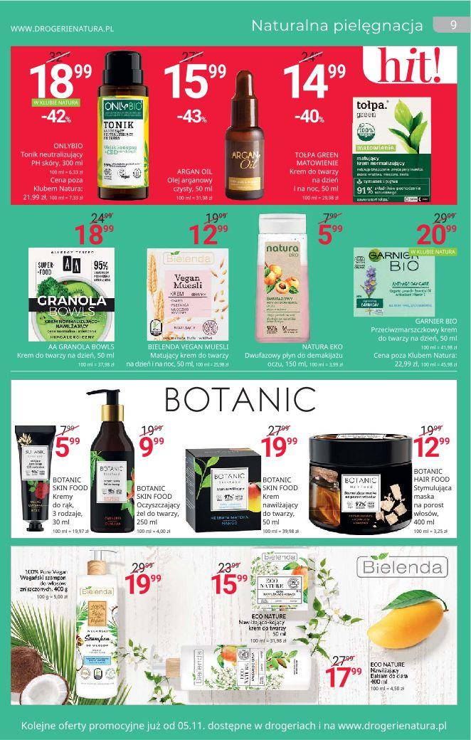 Gazetka promocyjna Drogerie Natura str. 9