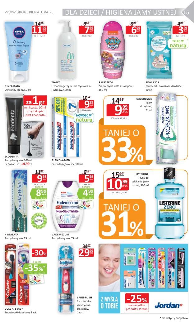 Gazetka promocyjna Drogerie Natura str. 15