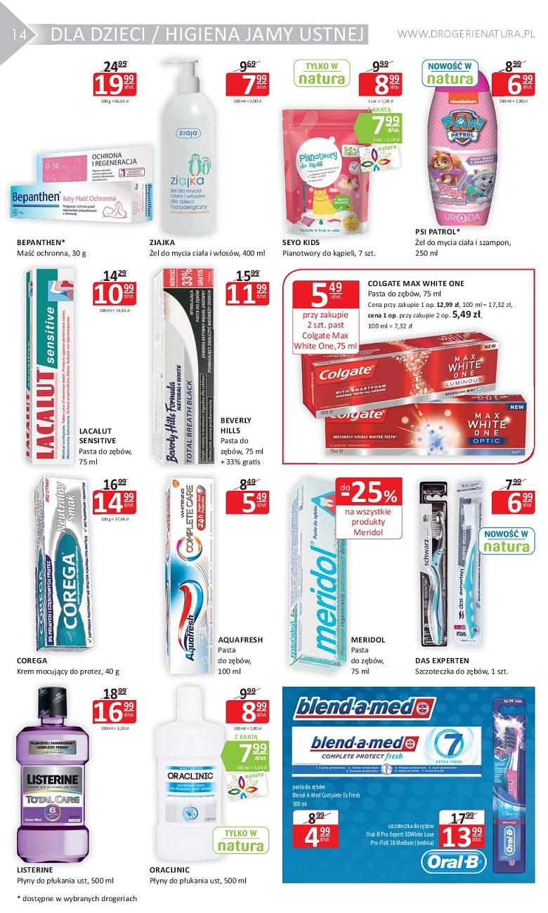 Gazetka promocyjna Drogerie Natura str. 14