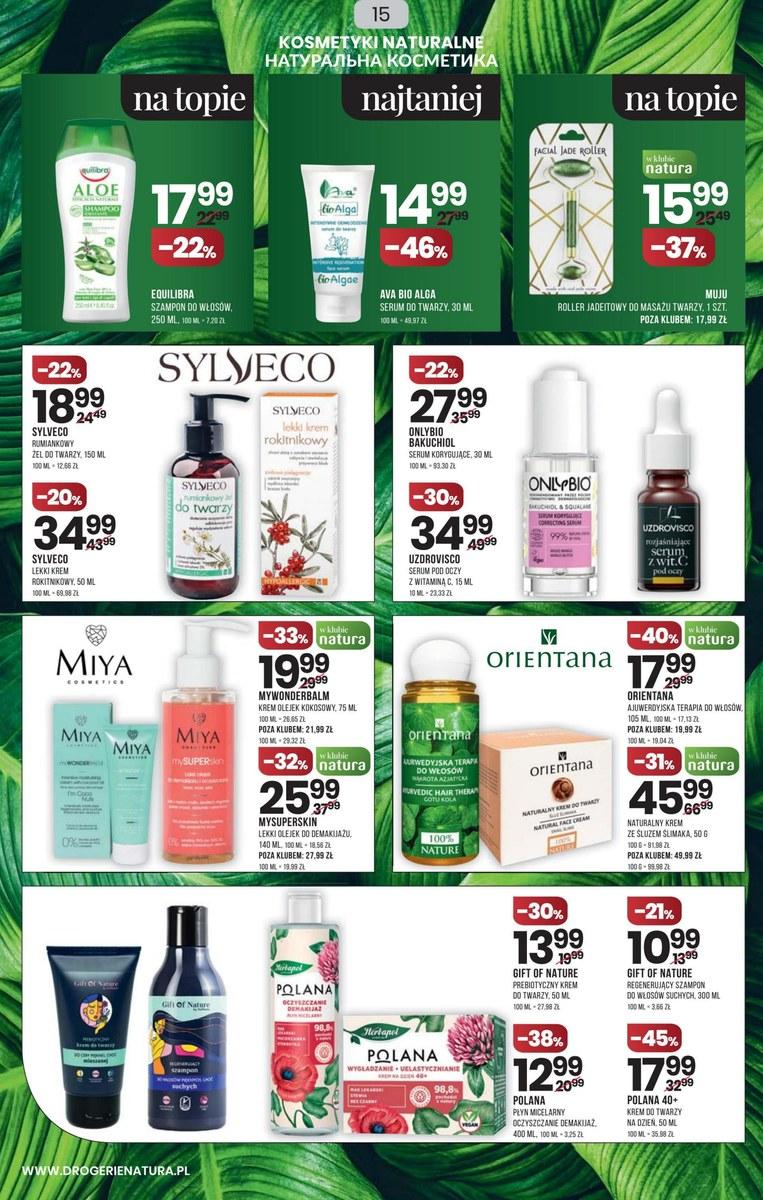 Gazetka promocyjna Drogerie Natura str. 15