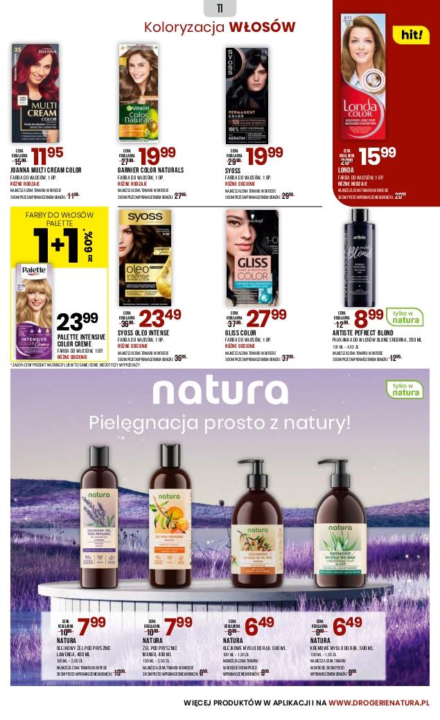 Gazetka promocyjna Drogerie Natura str. 11