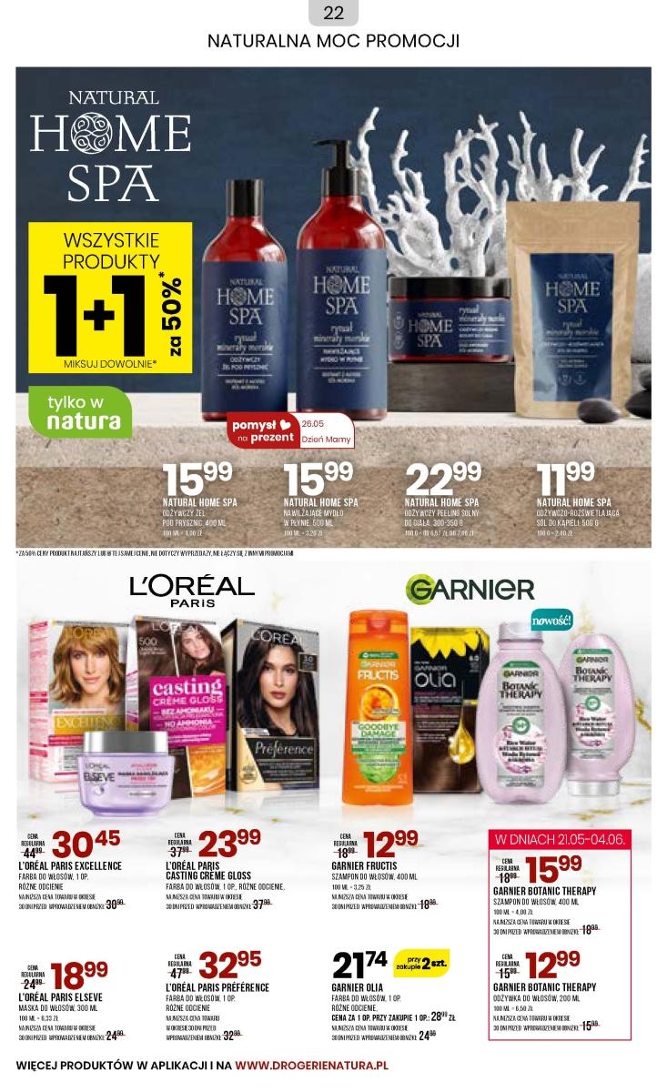 Gazetka promocyjna Drogerie Natura str. 22