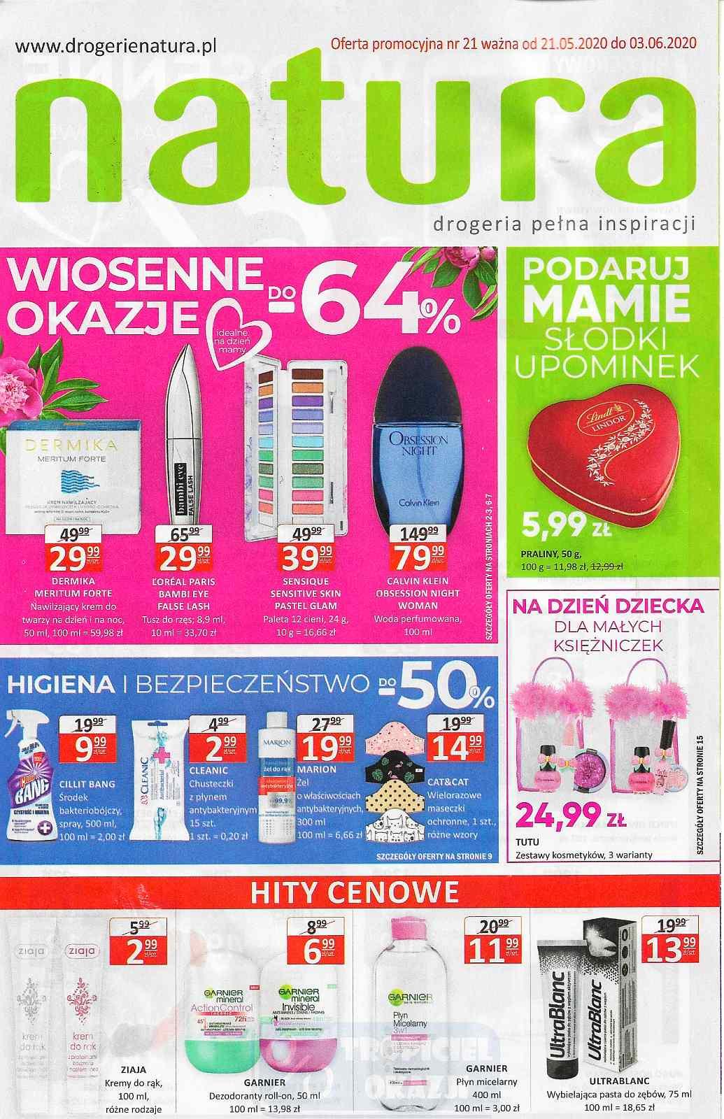 Gazetka promocyjna Drogerie Natura str. 1