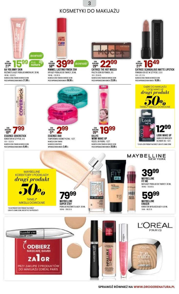 Gazetka promocyjna Drogerie Natura str. 3