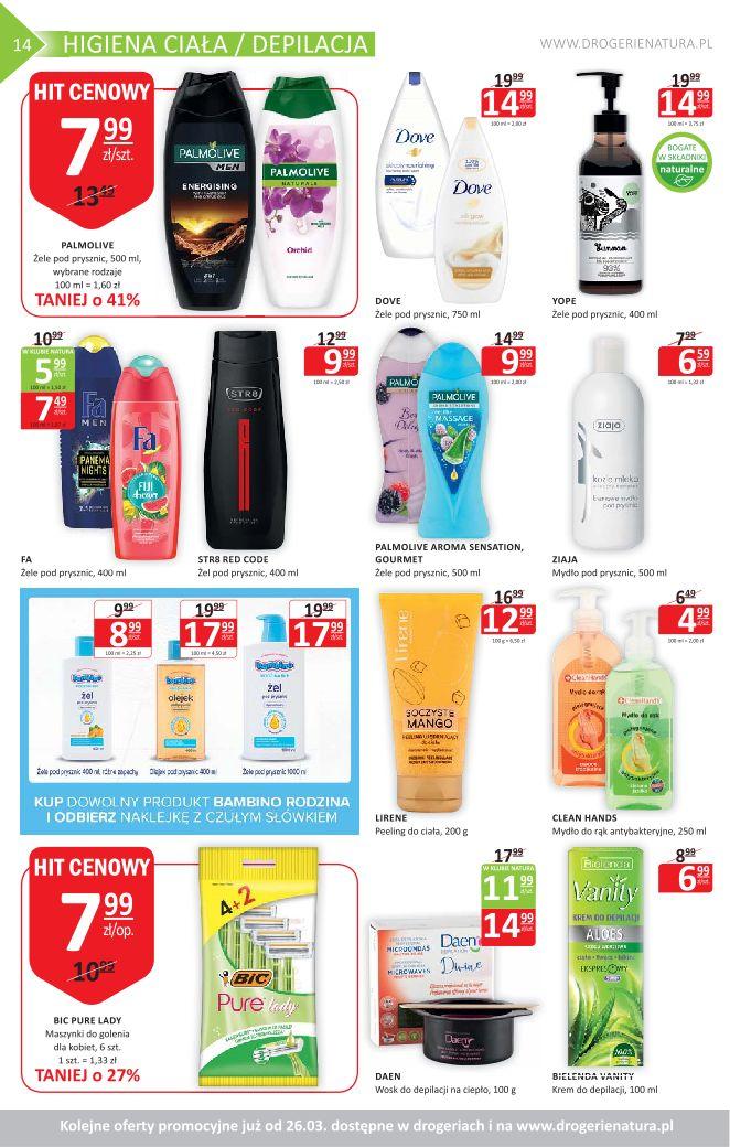 Gazetka promocyjna Drogerie Natura str. 14