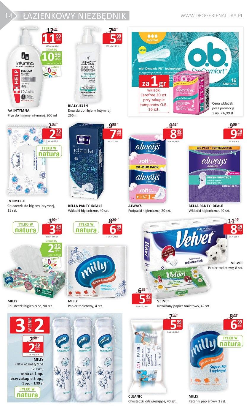 Gazetka promocyjna Drogerie Natura str. 14
