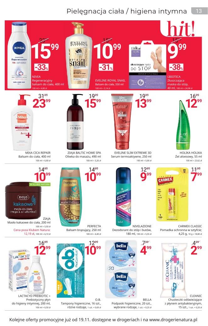 Gazetka promocyjna Drogerie Natura str. 13