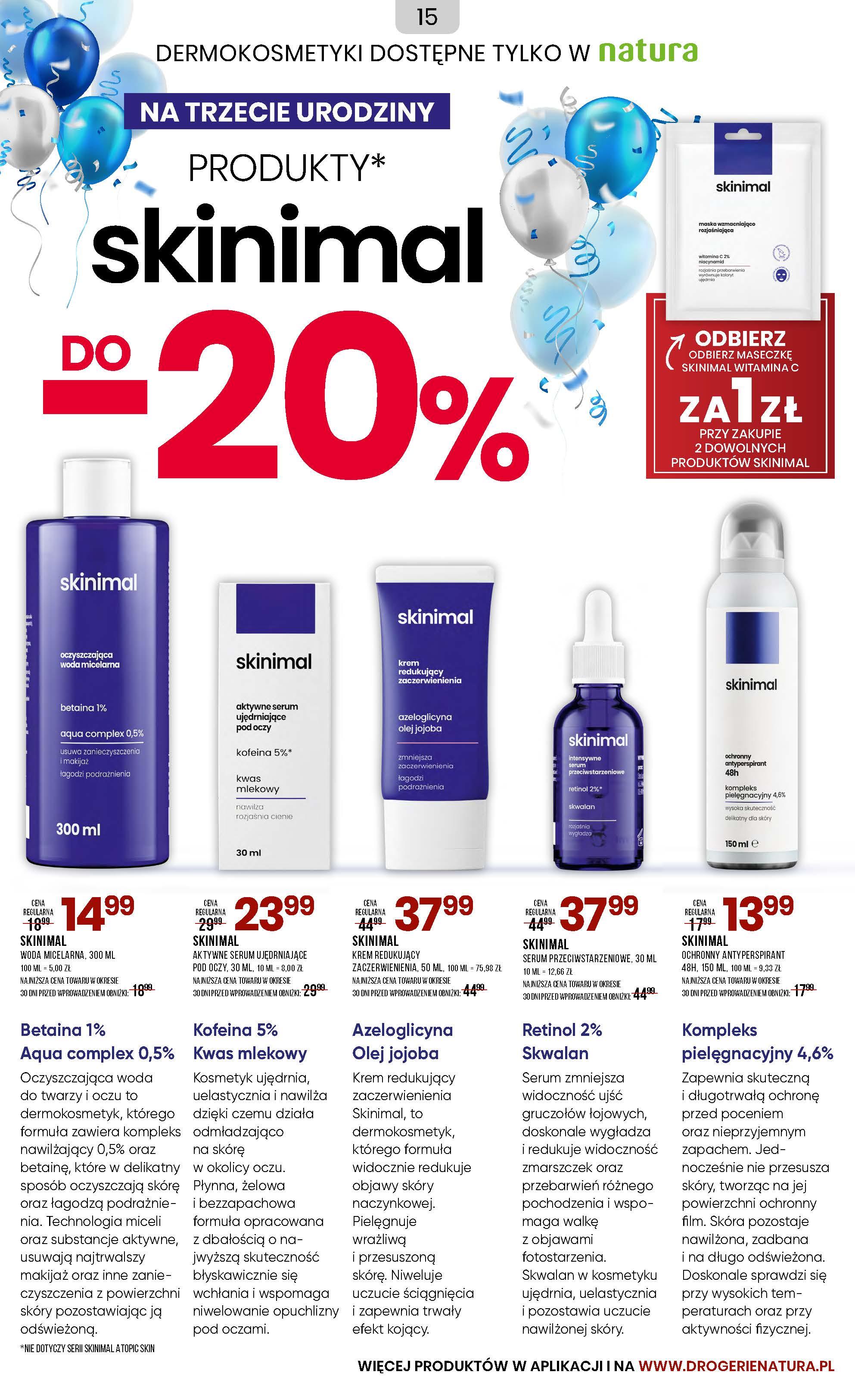 Gazetka promocyjna Drogerie Natura str. 15