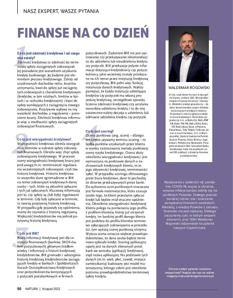 Gazetka promocyjna Drogerie Natura str. 50