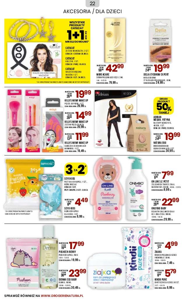 Gazetka promocyjna Drogerie Natura str. 22