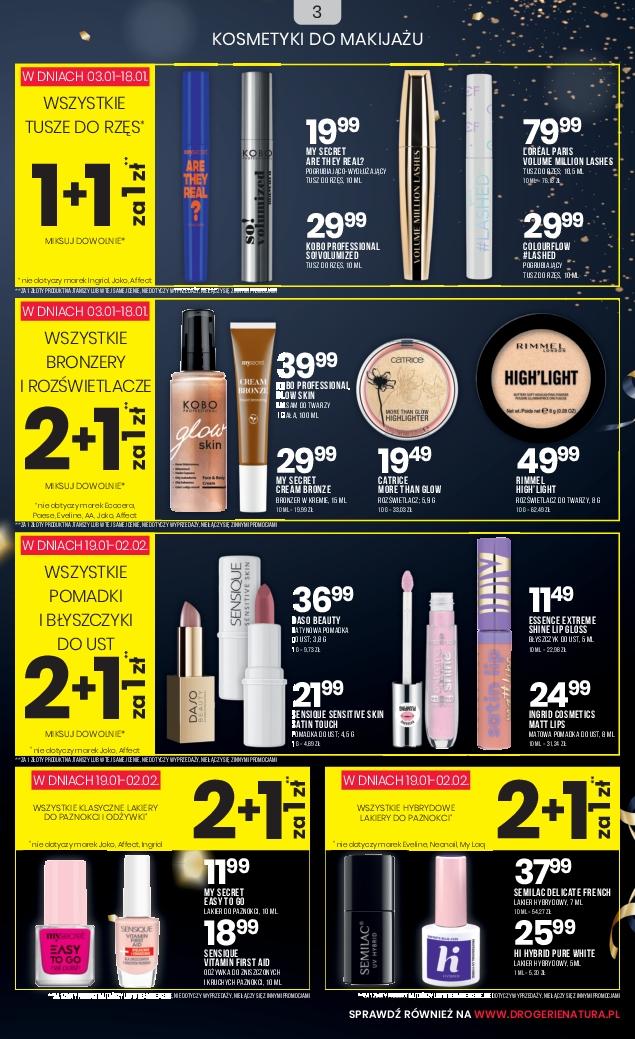 Gazetka promocyjna Drogerie Natura str. 3
