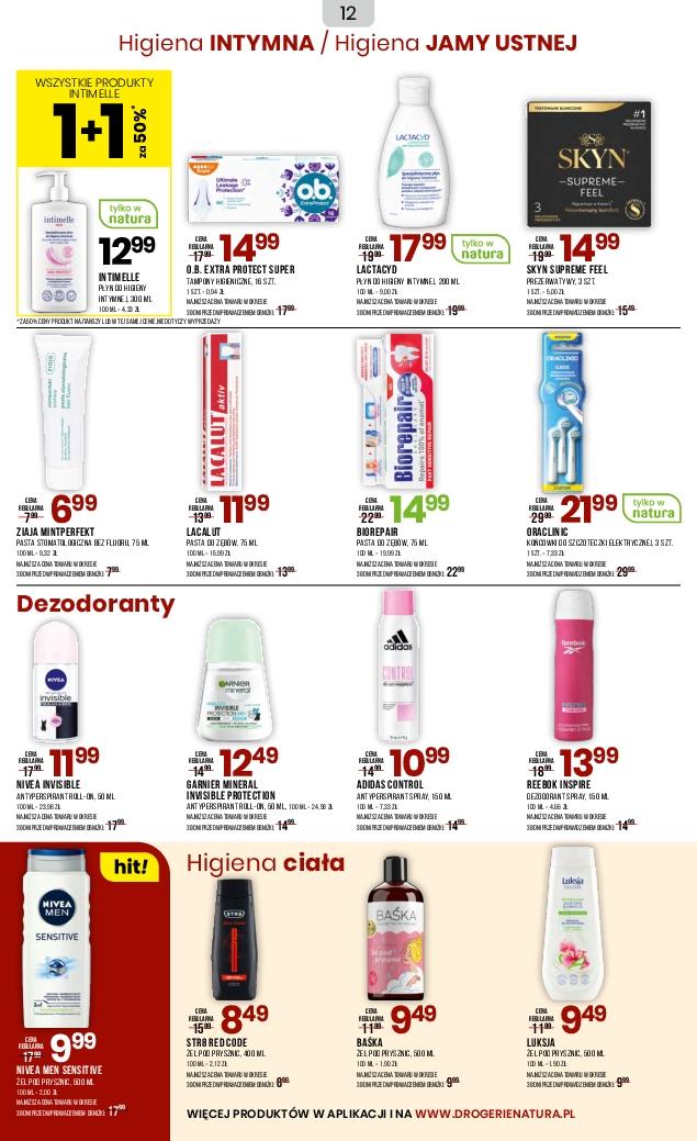 Gazetka promocyjna Drogerie Natura str. 12