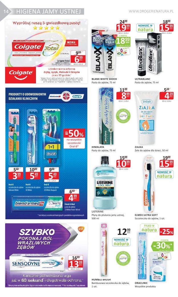 Gazetka promocyjna Drogerie Natura str. 14