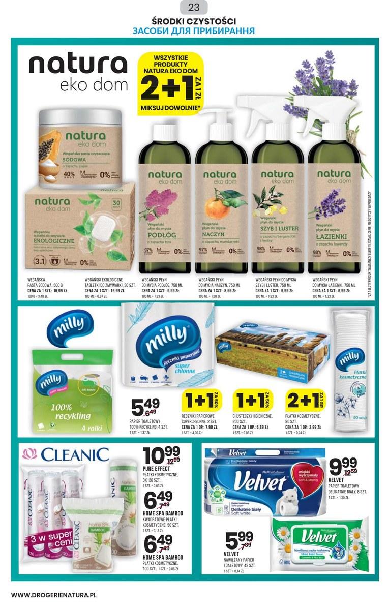 Gazetka promocyjna Drogerie Natura str. 23