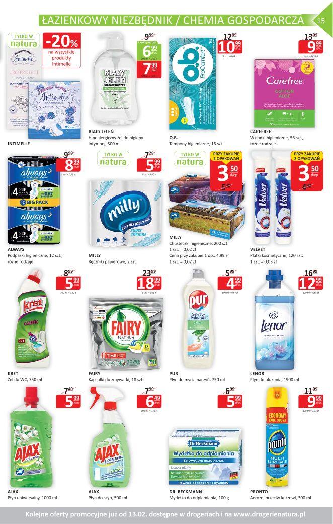 Gazetka promocyjna Drogerie Natura str. 15