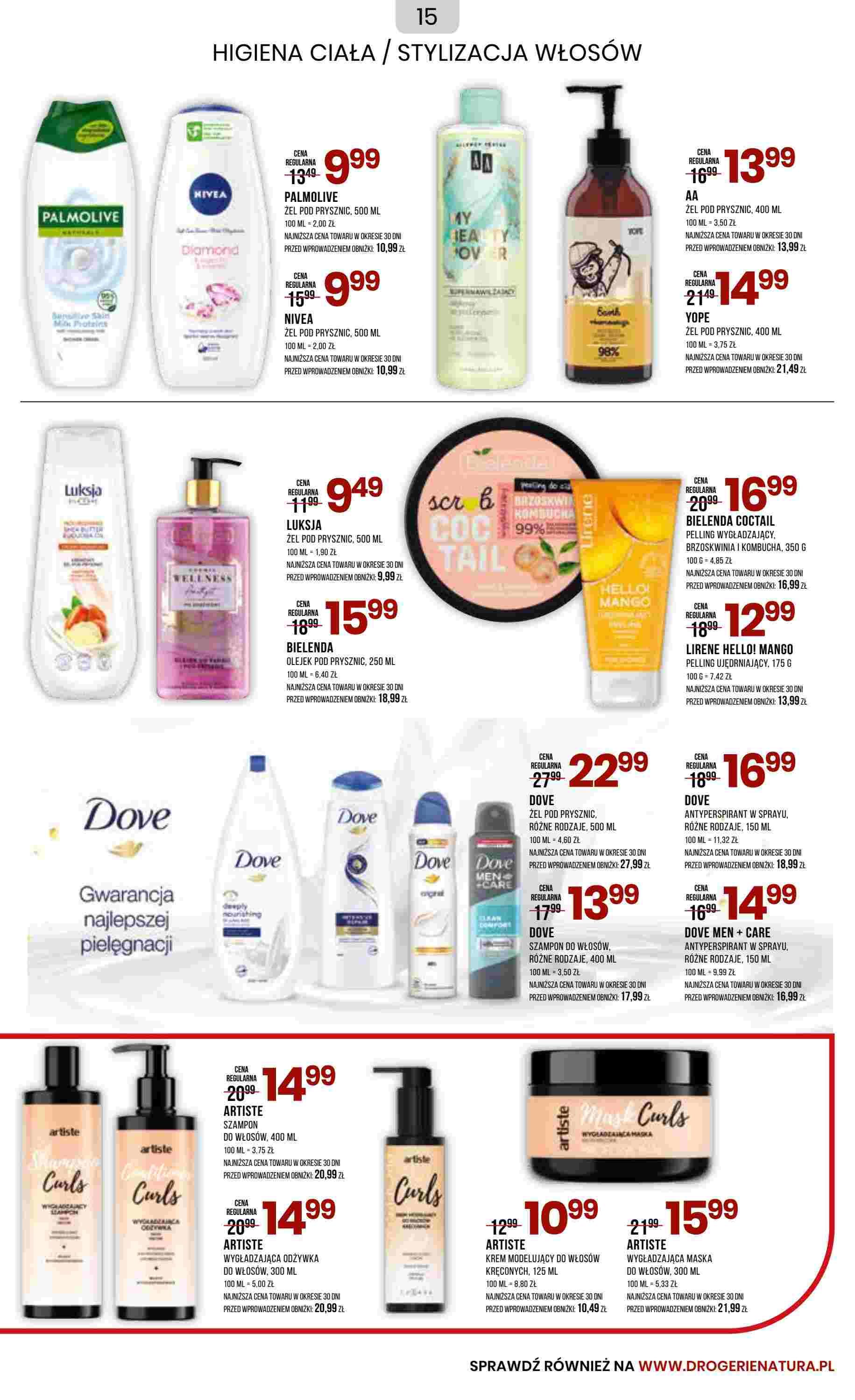 Gazetka promocyjna Drogerie Natura str. 15