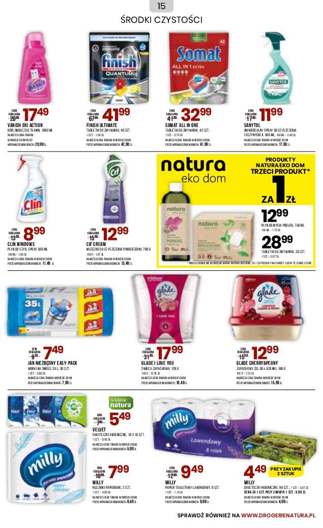 Gazetka promocyjna Drogerie Natura str. 15