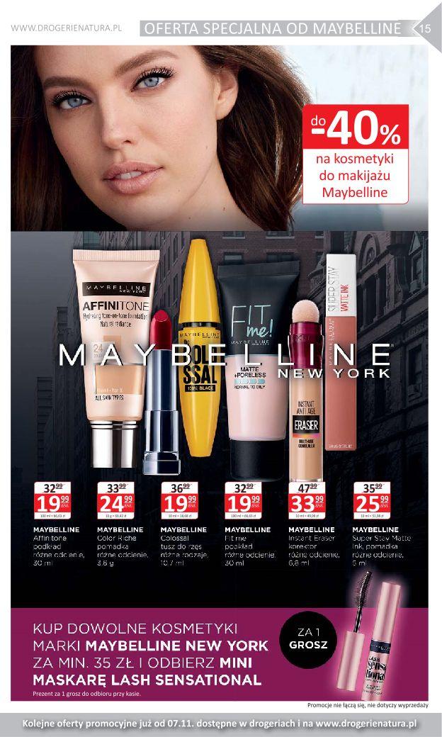 Gazetka promocyjna Drogerie Natura str. 15