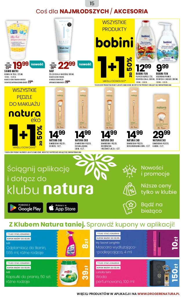 Gazetka promocyjna Drogerie Natura str. 15