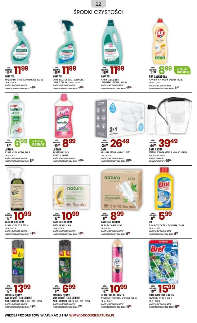 Gazetka promocyjna Drogerie Natura str. 22