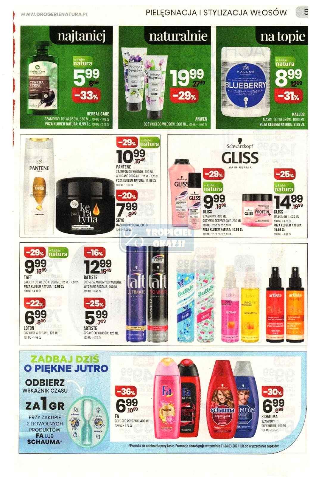 Gazetka promocyjna Drogerie Natura str. 5