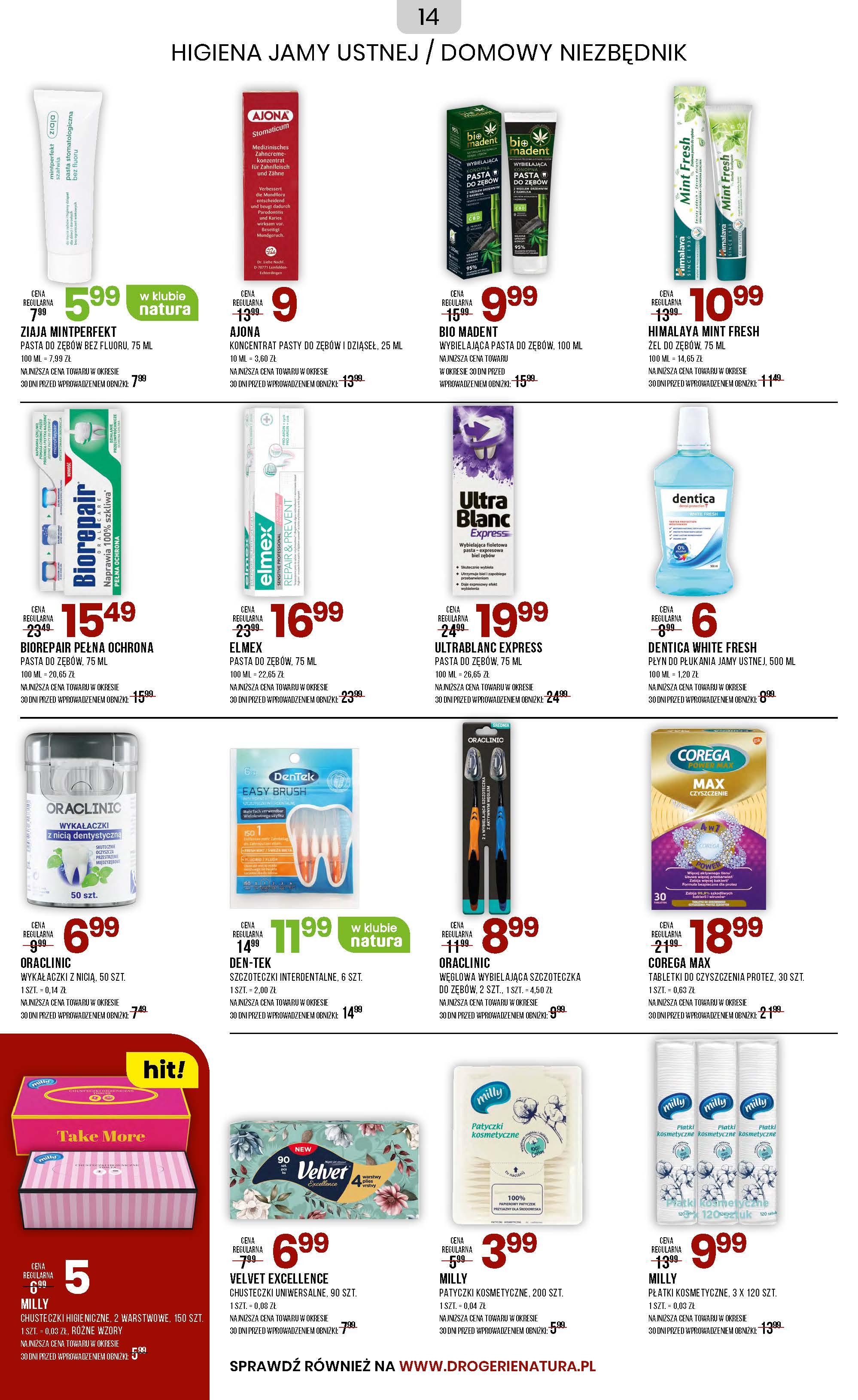 Gazetka promocyjna Drogerie Natura str. 14