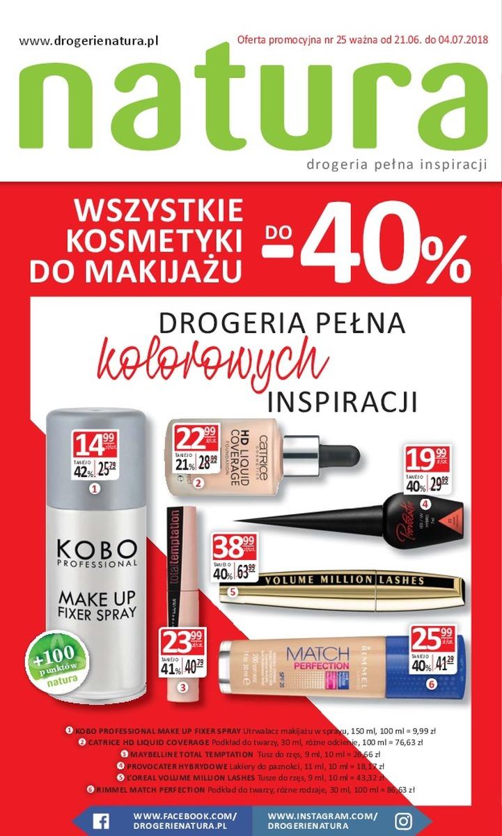 Gazetka promocyjna Drogerie Natura str. 1