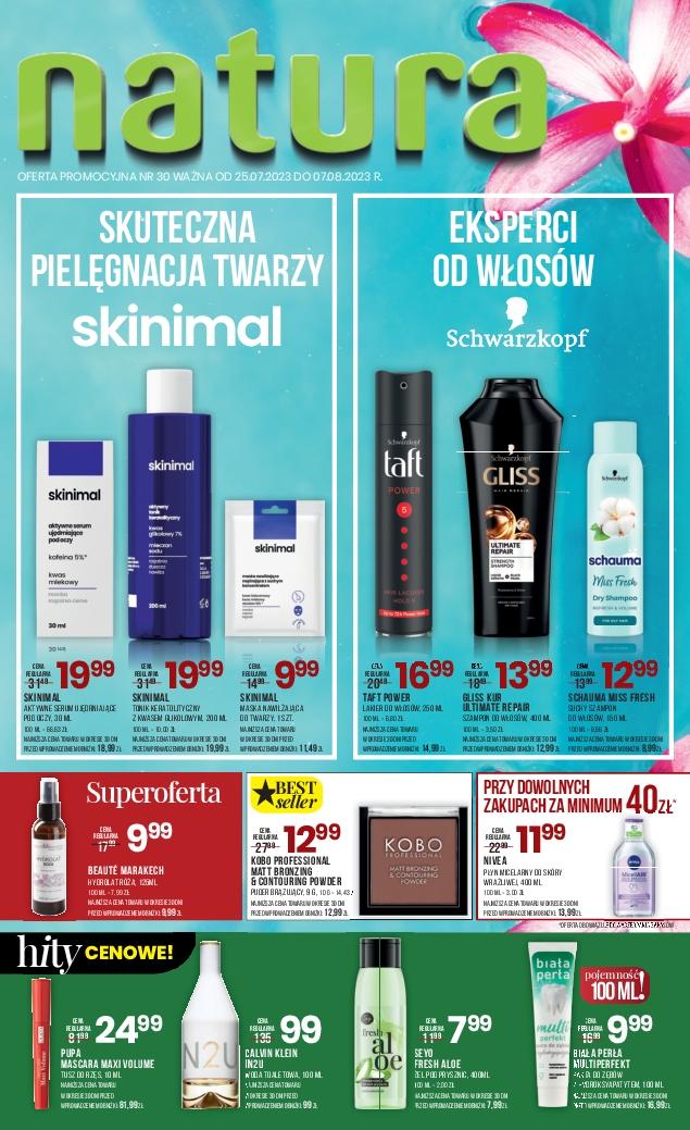 Gazetka promocyjna Drogerie Natura str. 1