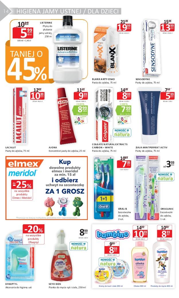 Gazetka promocyjna Drogerie Natura str. 14