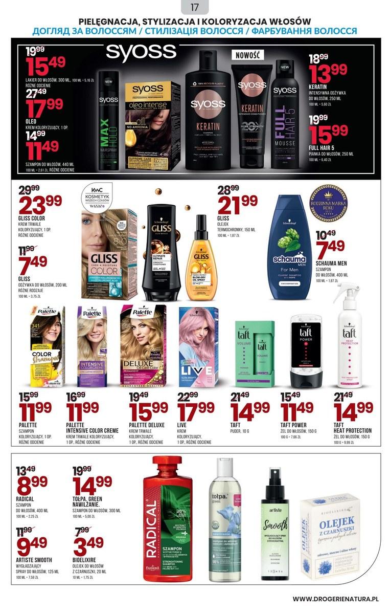 Gazetka promocyjna Drogerie Natura str. 17