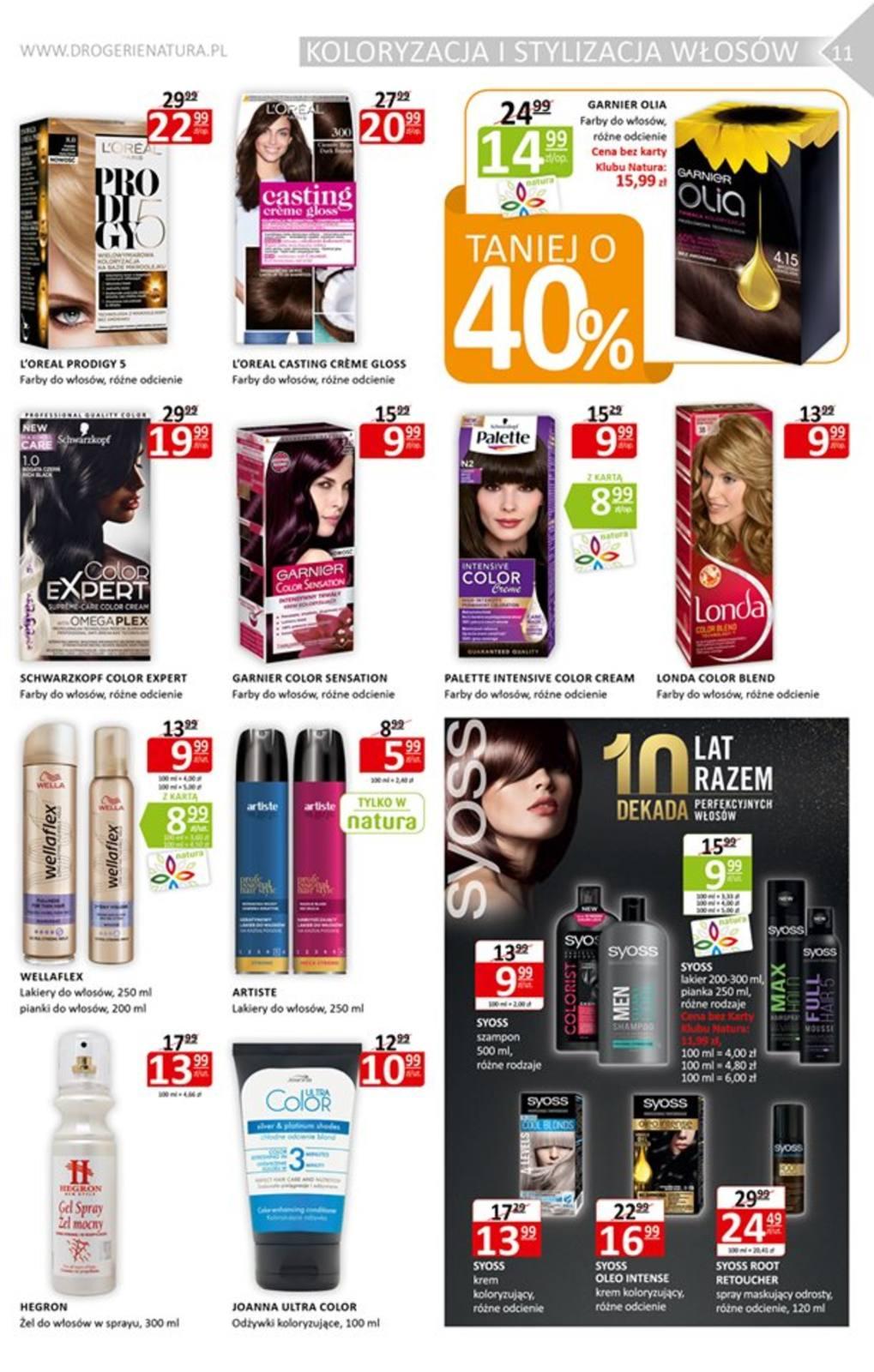 Gazetka promocyjna Drogerie Natura str. 11