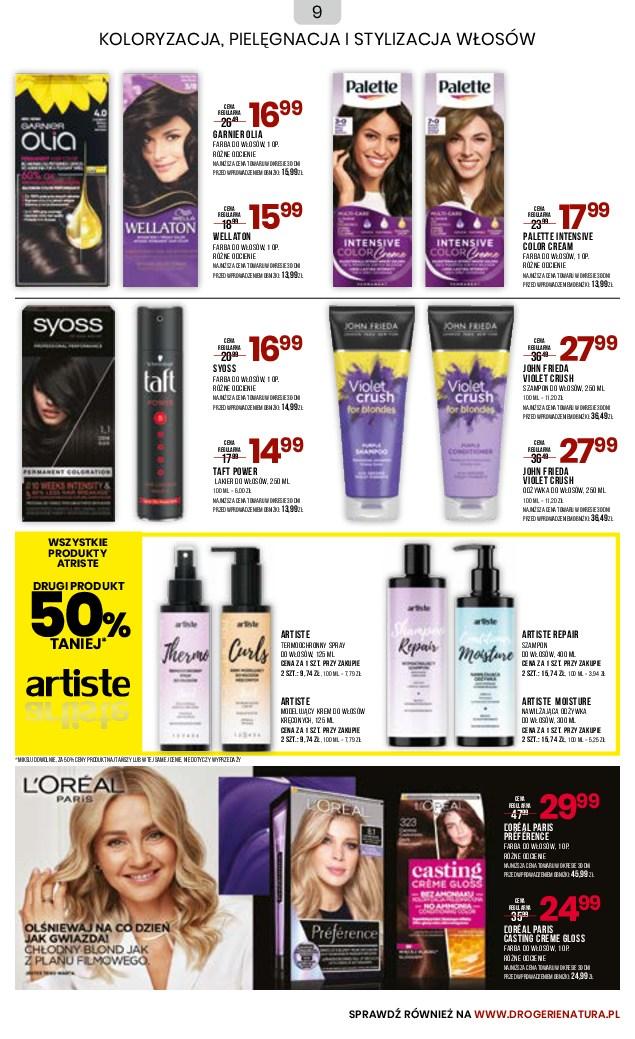 Gazetka promocyjna Drogerie Natura str. 9