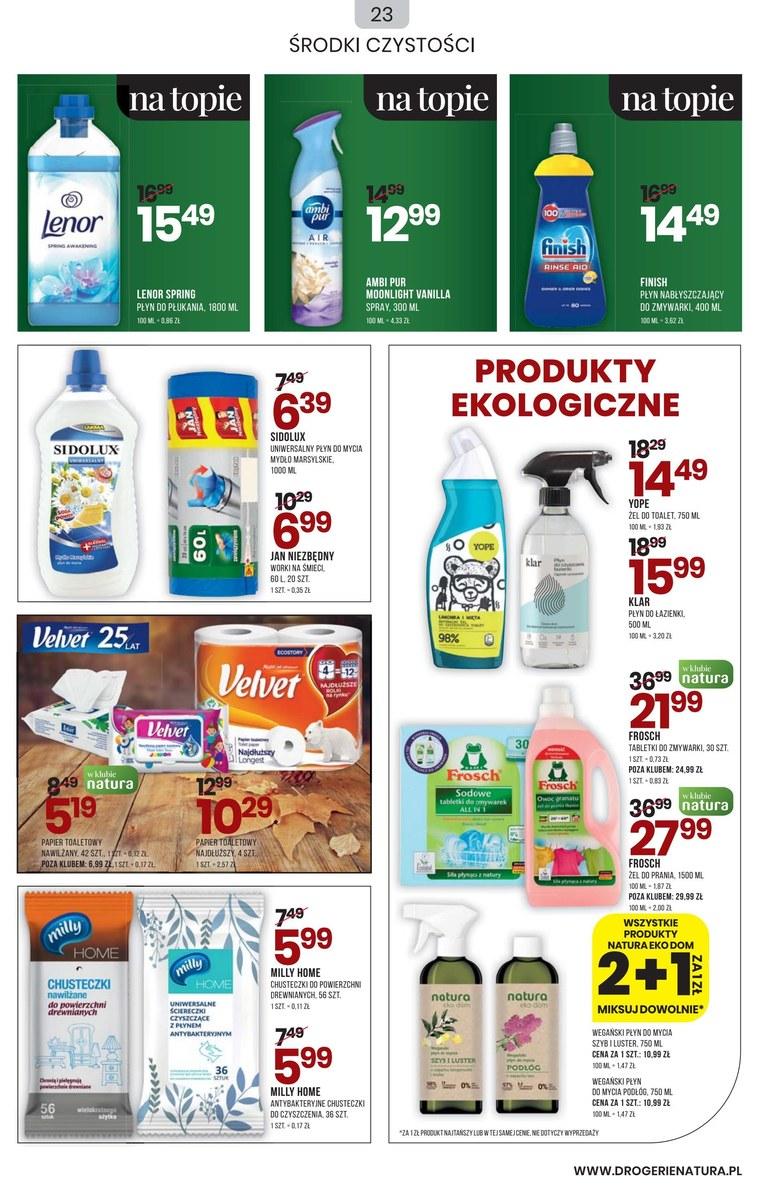 Gazetka promocyjna Drogerie Natura str. 23