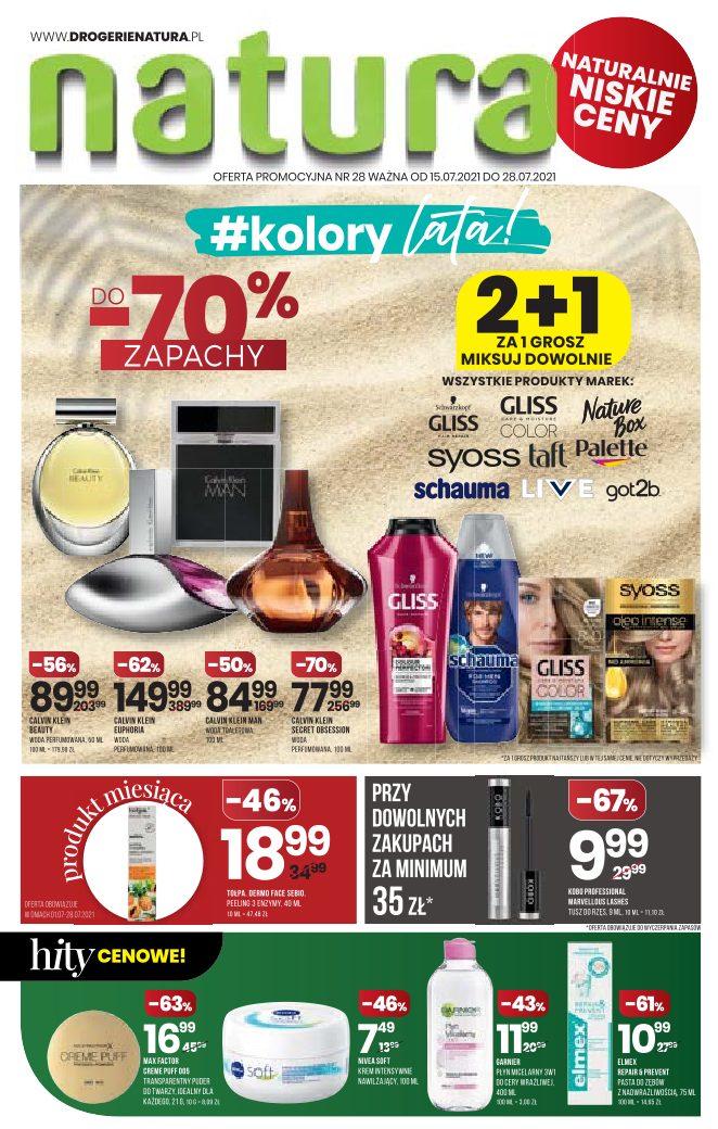 Gazetka promocyjna Drogerie Natura str. 1