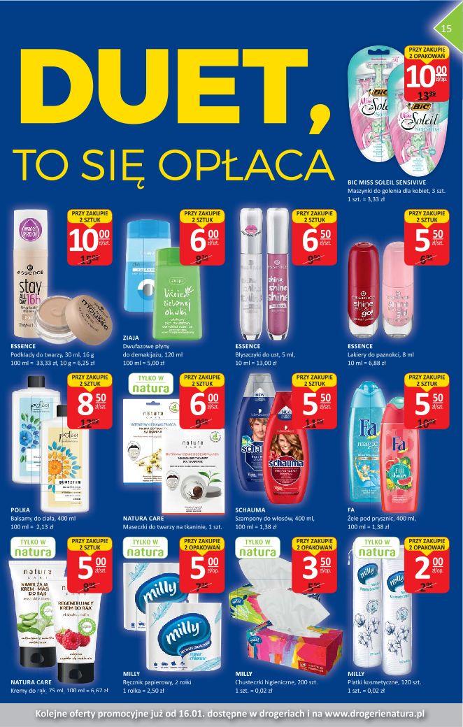 Gazetka promocyjna Drogerie Natura str. 15