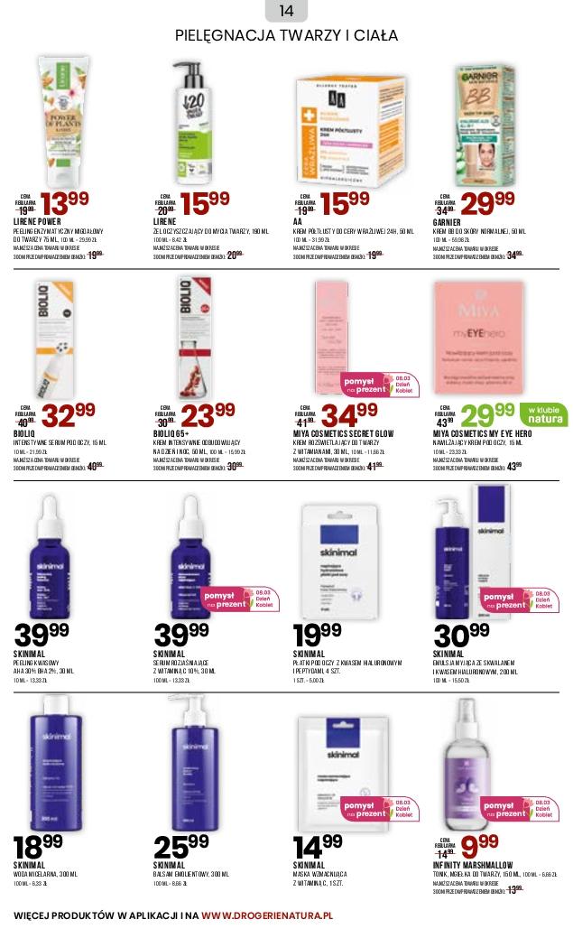 Gazetka promocyjna Drogerie Natura str. 14